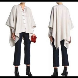 ISO Rag and Bone reversible poncho/cape in black and camel